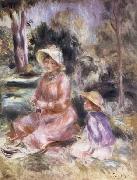Madame Renoir and her Son Pierre renoir